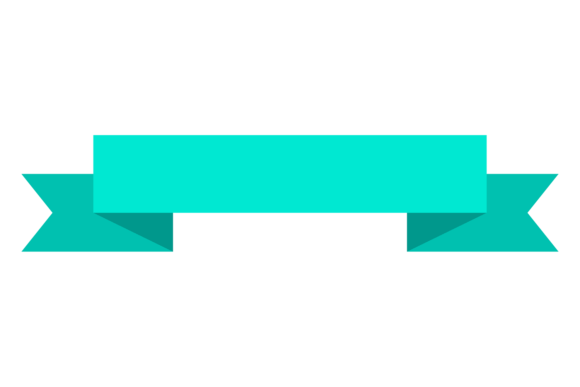 Blank Ribbon Flag Origami Design