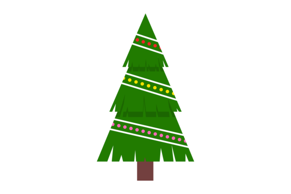 Decorative Christmas Tree. Green Pine Wi: A Practical Asset for Seasonal Design