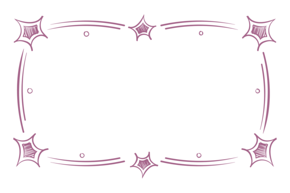 Decorative Doodle Frame. Empty Label Wit
