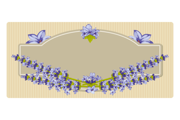 Decorative Frame with Flowers. Floral Ca