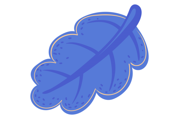Decorative Leaf in Scandinavian Nordic F