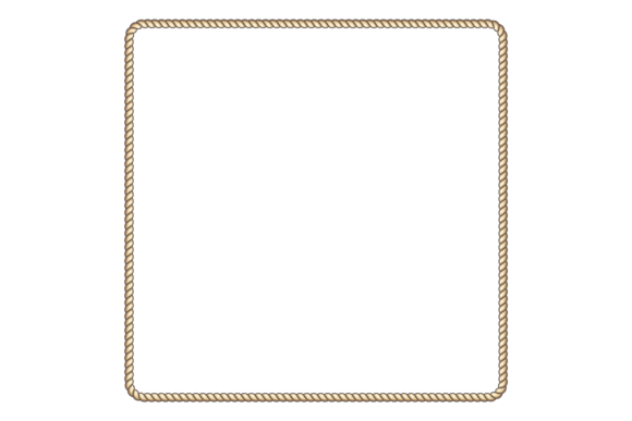 Decorative Thread Frame: Square Rope Border Evaluation