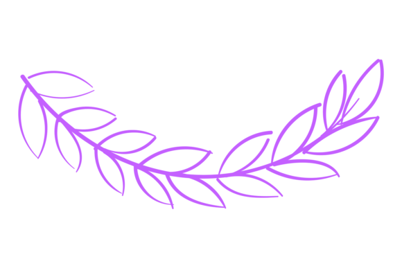 Decorative Tree Branch in Doodle Style for Creative Projects