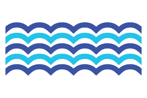 Decorative Water Surface: Waving Lines for Visual Impact