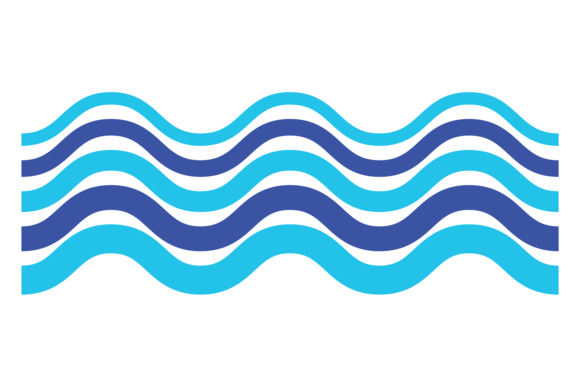Decorative Wave Pattern. Blue Stylized W: A Guide to Smarter Design Choices