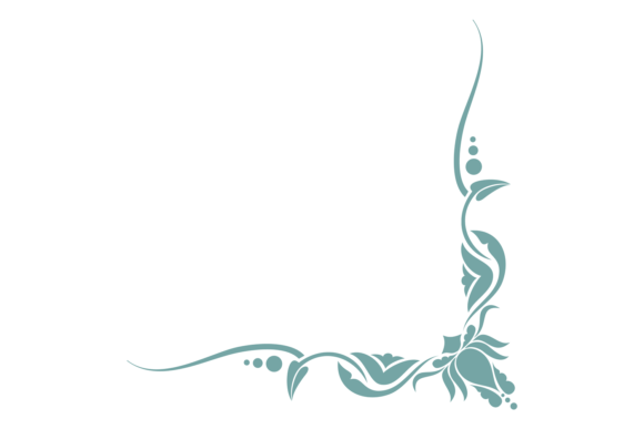 Elegant Ornamental Corner. Decorative Fr
