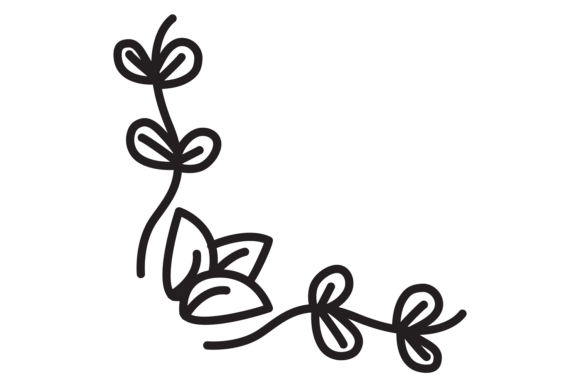 Floral Corner Ornament. Decorative Freeh: The Subtle Art of Handcrafted Elegance