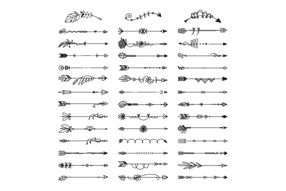 Hand Drawn Decorative Arrows. Drawing Ar: Strategic Design for Intentional Communication