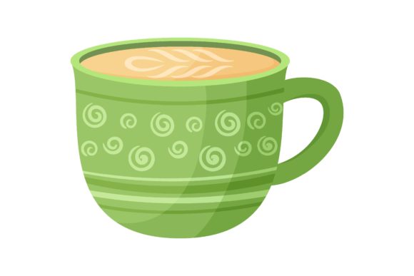 Hot Drink in Mug with Decorative Foam Ve: More Than Just a Visual