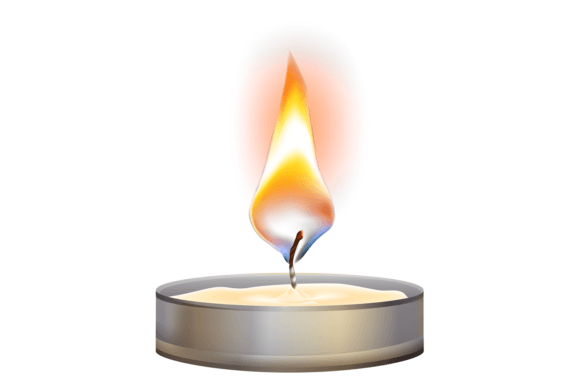 Realistic Flame. Decorative Candle Mocku: A Strategic Asset for Visual Storytelling