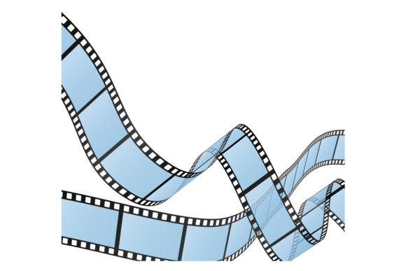 Retro Filmstrips Rolls. Decorative Cinem: A Strategic Asset for Visual Storytelling